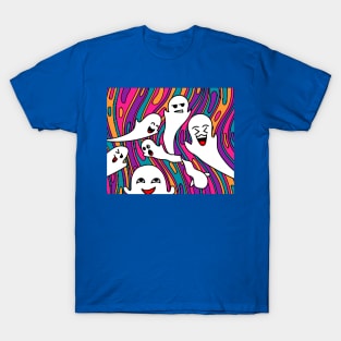 Funny Little Ghosts Halloween T-Shirt